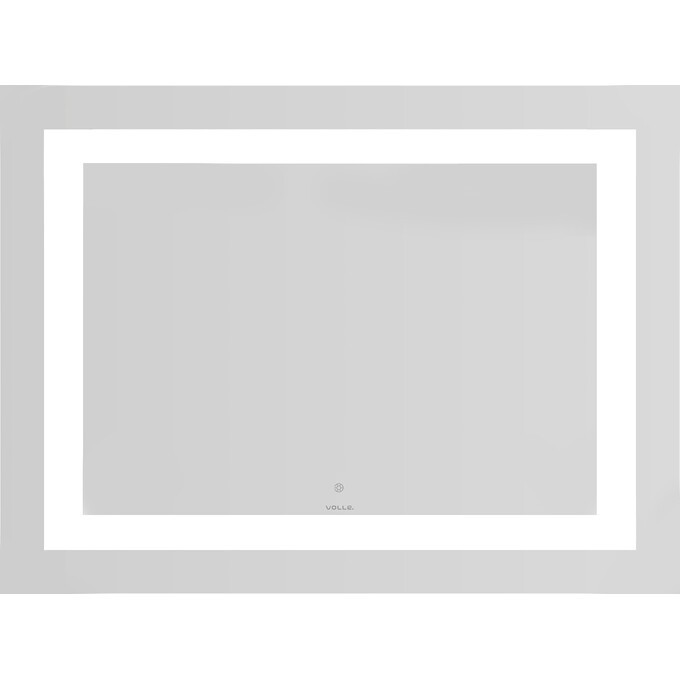 Зеркало для ванной комнаты Volle Luna Cuadro 1648.53126800 (80x60 см, с подсветкой по контуру, с сенсорным выключателем), Доступные размеры: 80 x 60, фото 