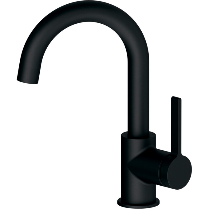 Змішувач для умивальника Volle Mora Black Matt 1537.010204 (чорний матовий), Колір виробника: чорний матовий, фото 