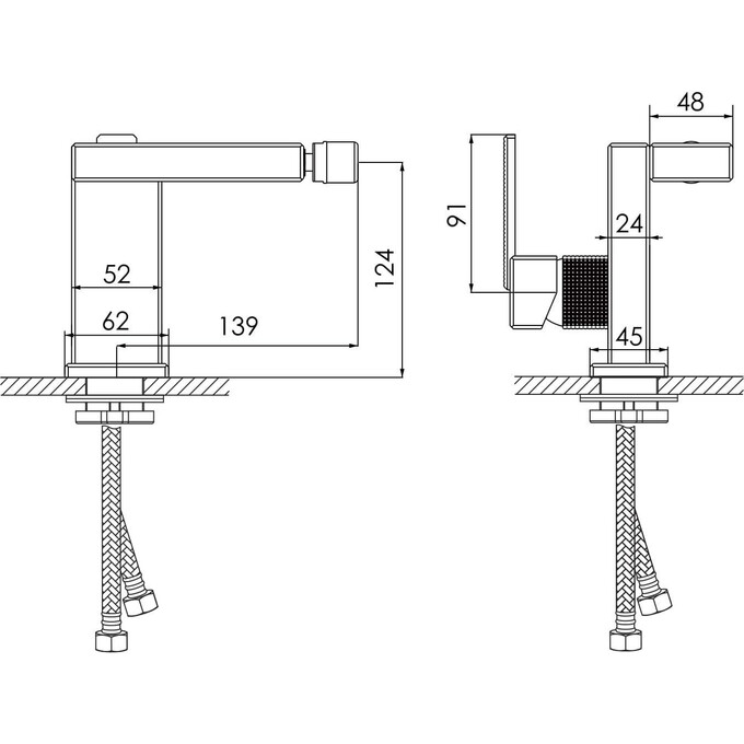 Смеситель для биде Imprese Deira Gold ZMK112009070 (золотой), Цвет производителя: золото, фото 2