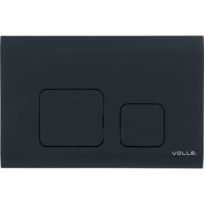 Панель смыва Volle Cuadra Evo Black Matt 222113 (черная матовая), фото 