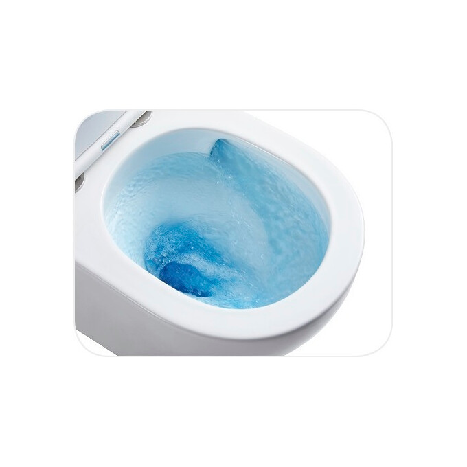 Безободковый подвесной унитаз Imprese Rozkos Twist c06310103 (воронкообразный, c сиденьем), фото 3