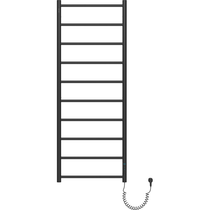 Электрический полотенцесушитель Volle Aqua Ronda de la noche 9235.000204 (500x1300, черный матовый, правый, с таймером), фото 2