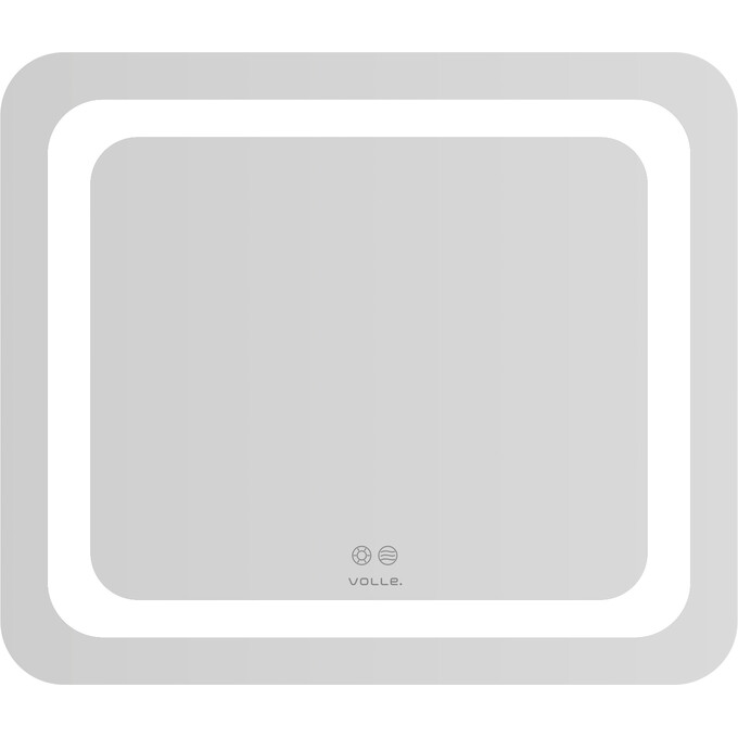 Зеркало для ванной комнаты Volle Luna Tanga 1648.52146700 (70x60 см, с подсветкой по контуру, с подогревом, с сенсорным выключателем), Доступные размеры: 70 x 60, фото 