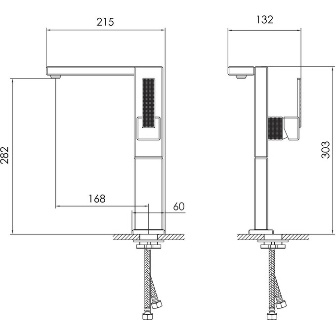 Змішувач для умивальника Imprese Deira Gold ZMK112009011 (золотий, високий), Колір виробника: золото, фото , изображение 2
