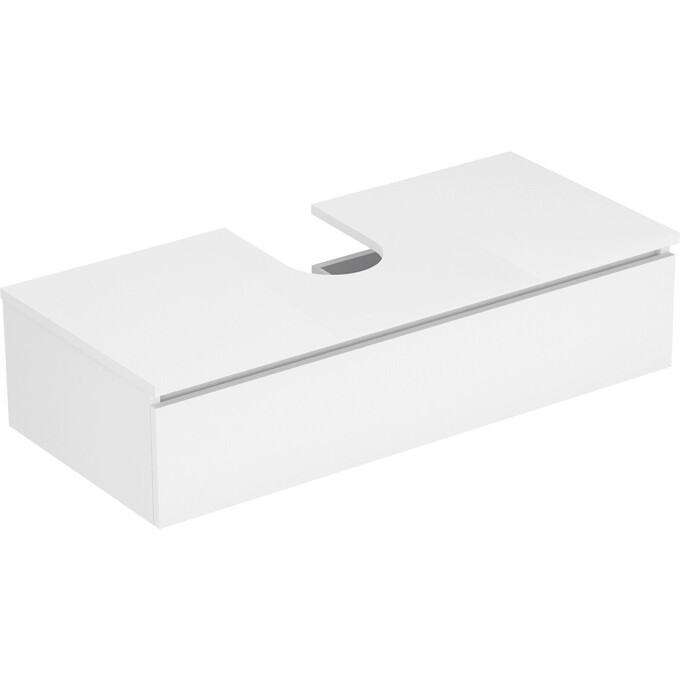 Підвісна тумба Volle Leon 1911.388007 (80 см, біла глянсова, підвісна), Доступні розміри: 80, Колір виробника: білий глянець, фото 