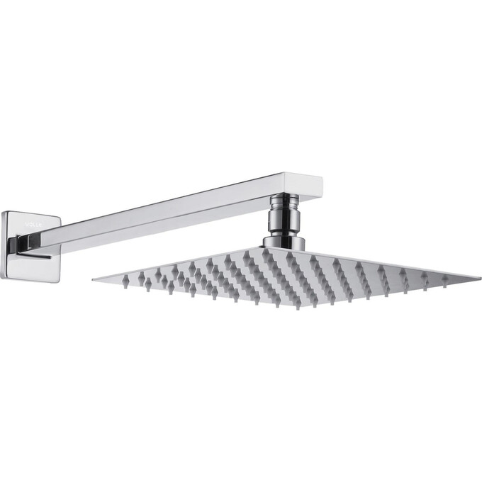 Верхний душ Volle Cascada R85 Chrome 1586.180101 (1 режим струи, с кронштейном), Цвет производителя: хром, фото 