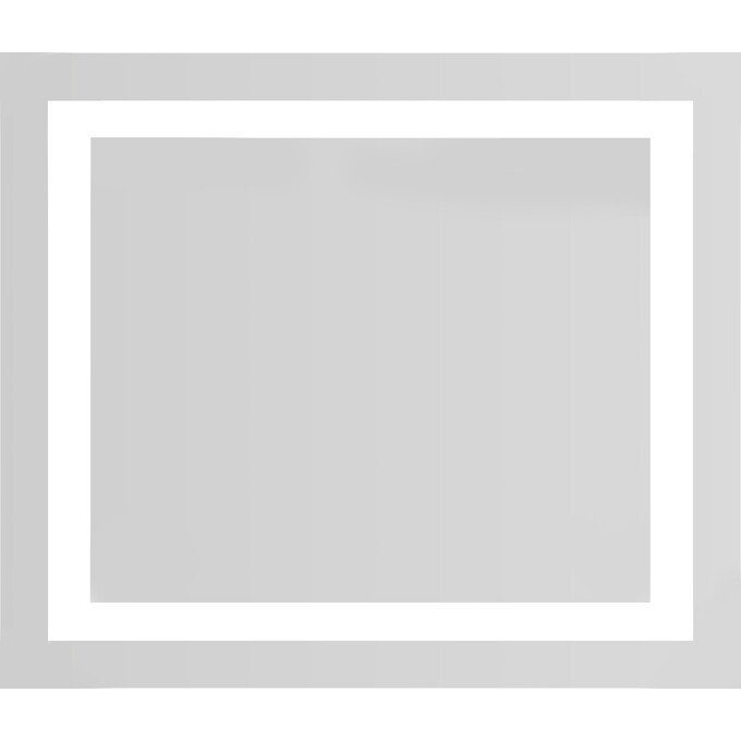Зеркало для ванной комнаты Volle Luna Cuadro 1648.53137800 (80x70 см, с подсветкой по контуру, без выключателя), Доступные размеры: 80 x 70, фото 