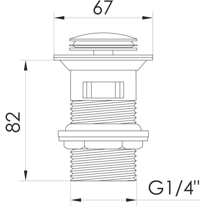 Донний клапан Imprese Deira Gold Matt ZMK112009500 (золотий матовий, з переливом), фото , изображение 2
