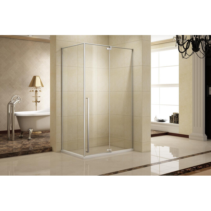 Душевая кабина Imprese Vaclav s6408612R (120x80 см, стекло прозрачное, профиль хром), Доступные размеры: 120 x 80 R, фото 2