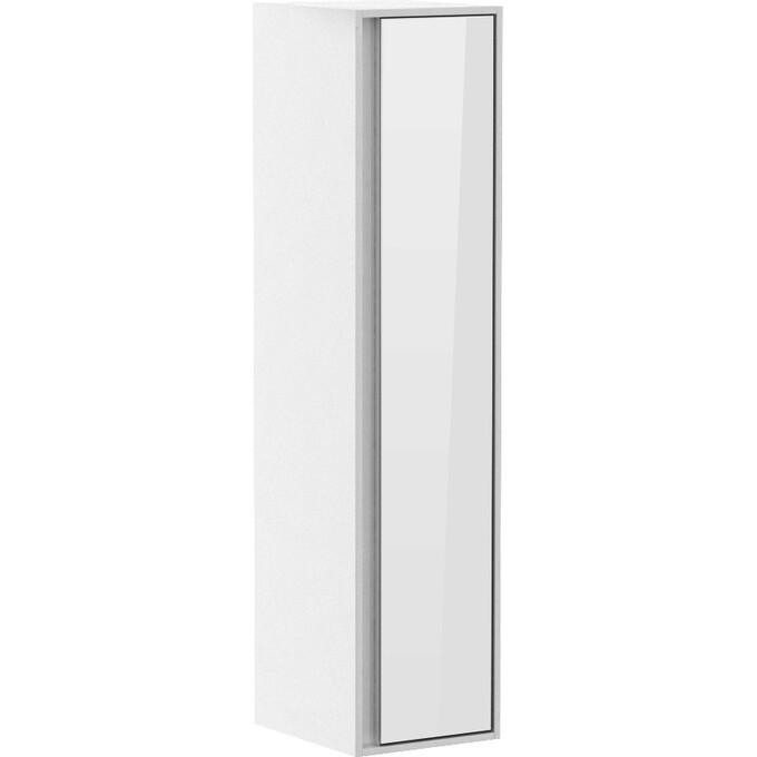 Пенал в ванную Imprese Blatna L f3283W (40 см, белый, правый, подвесной, с зеркалом), Цвет производителя: белый, фото 