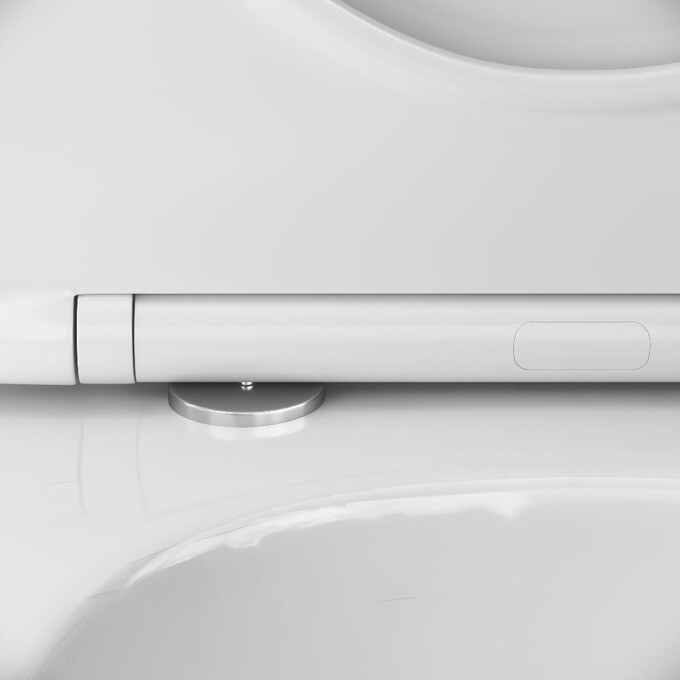 Безободковый подвесной унитаз Am.Pm Like AquaSpin CLA1900SC (воронкообразный, с сиденьем), фото 13