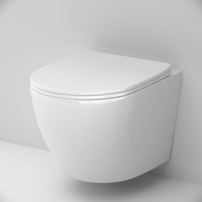 Безободковый подвесной унитаз Am.Pm Like AquaSpin CLA1900SC (воронкообразный, с сиденьем), фото 7