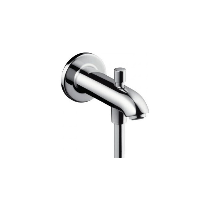 Вилив для ванни Hansgrohe E/S 152 Chrome 13423000 (17 см, прихованого монтажу та перемикачем на душ), фото 
