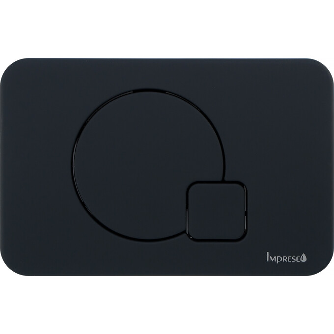 Панель смыва Imprese i-Frame i7115 Black Matt i7115PB (черная матовая), Цвет производителя: черный матовый, фото 