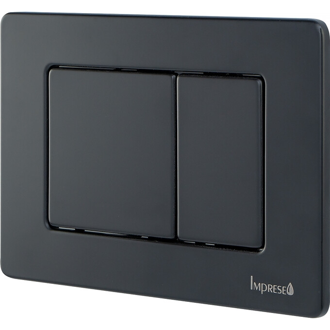 Панель смыва Imprese i-Frame i7112 Black Matt i7112SB (черная матовая), фото 2