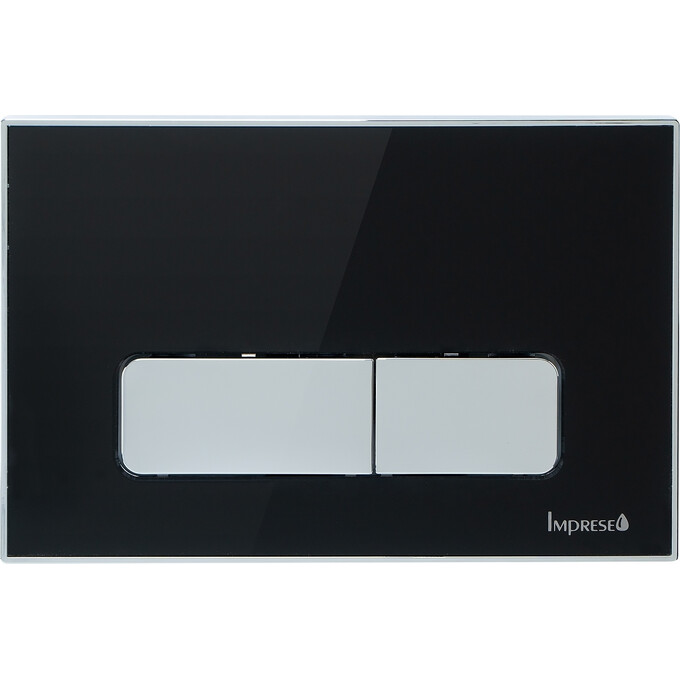 Панель змиву Imprese i-Frame i7110 Black i7110AB (чорна глянсова), Колір виробника: чорний глянець, фото 