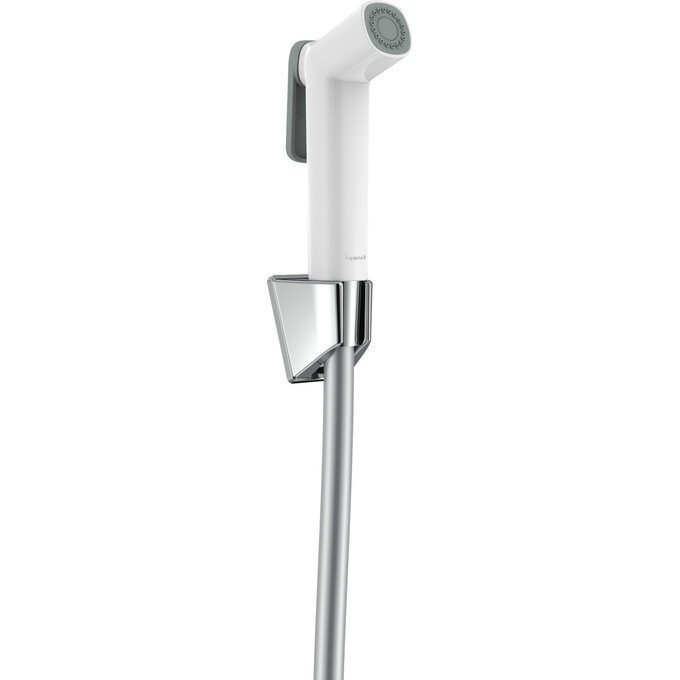 Гігієнічний душ Imprese White/Chrome f03700101LC (білий/хром, з тримачем та шлангом), Колір виробника: білий, хром, фото 