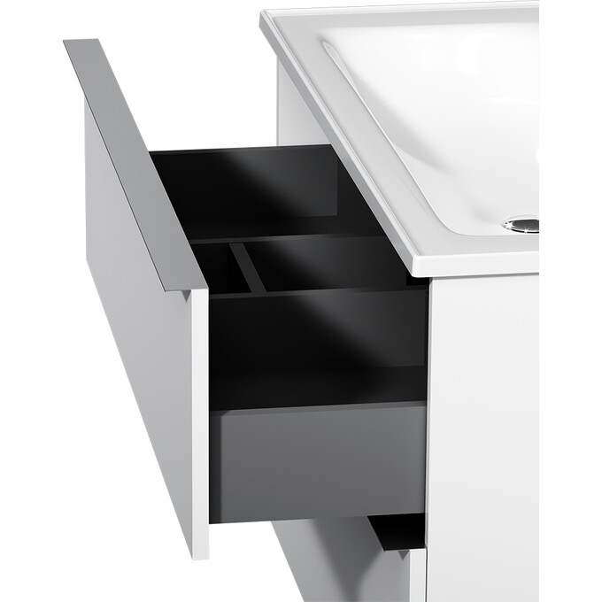 Тумба с раковиной Am.Pm X-Joy S MTA-FHX1002WG-WCC1002WG (100 см, белая глянцевая, подвесная), фото 9