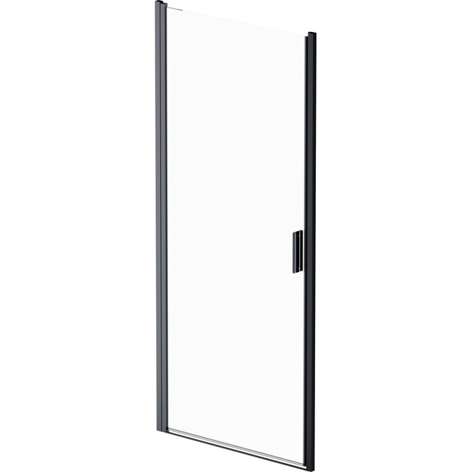 Душевая дверь Am.Pm Gem Solo Pivot W90UG-090-1P-195BT (90 см, стекло прозрачное, профиль черный матовый), Доступные размеры: 90, Цвет производителя: черный матовый, фото 