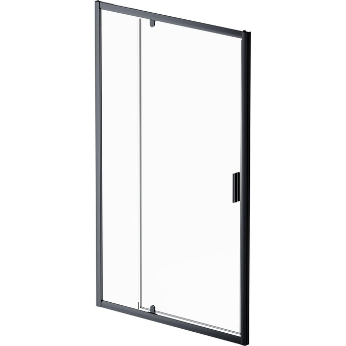 Душевая дверь Am.Pm Gem Solo Pivot W90UG-120-1P-195BT (120 см, стекло прозрачное, профиль черный матовый), Доступные размеры: 120, Цвет производителя: черный матовый, фото 
