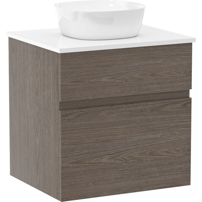 Тумба з умивальником Imprese Blatna L f32008Dr (60 см, ільм бергамо, підвісна), Доступні розміри: 60, Колір виробника: ільм бергамо, фото 