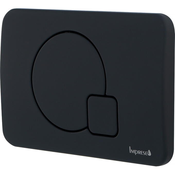 Панель смыва Imprese i-Frame i7115 Black Matt i7115PB (черная матовая), Цвет производителя: черный матовый, фото 2