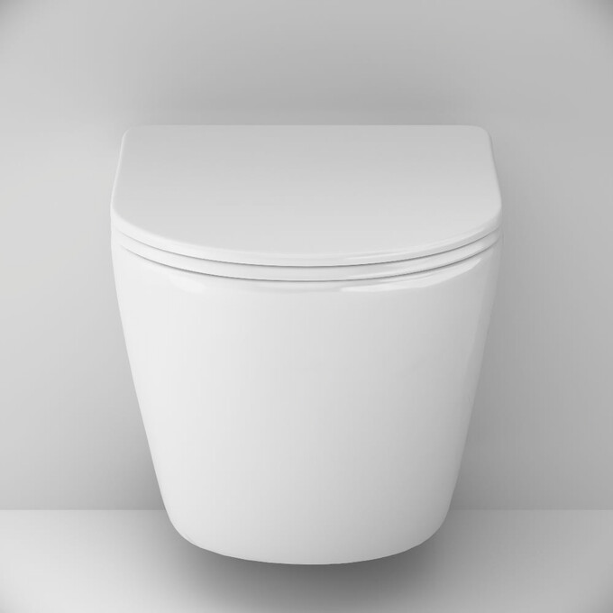 Безободковый подвесной унитаз Am.Pm Like AquaSpin CLA1900SC (воронкообразный, с сиденьем), фото 9