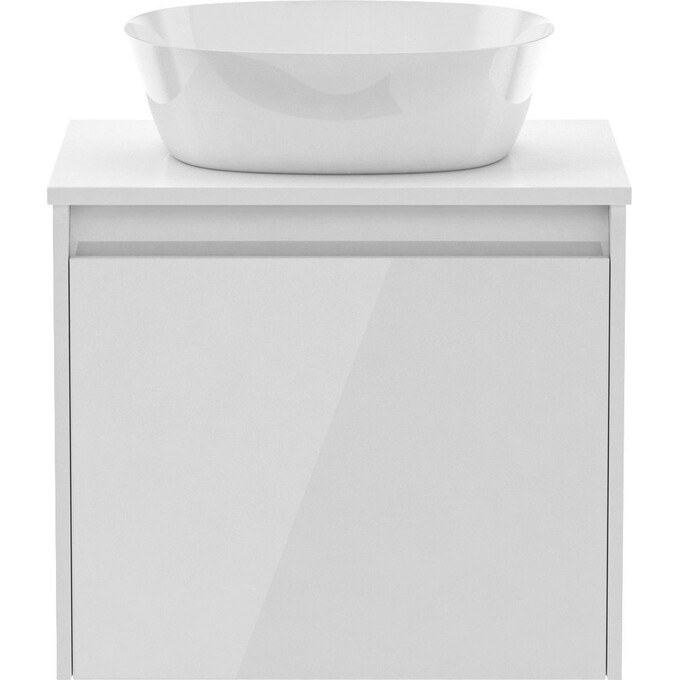 Тумба з умивальником Imprese Bilovec f3216W (80 см, біла глянсова, підвісна), Доступні розміри: 80, Колір виробника: білий глянець, фото , изображение 2