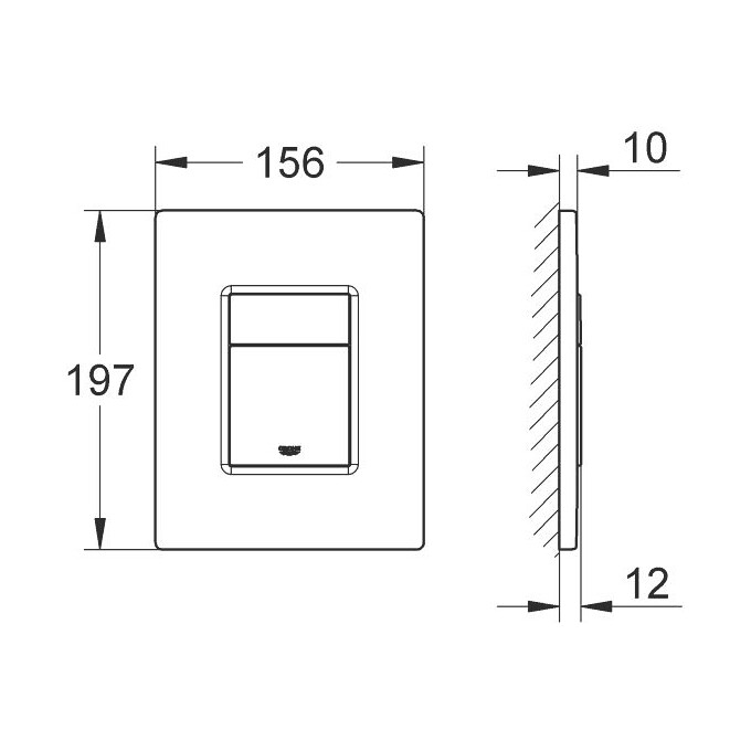 Инсталляция для унитаза 4 в 1 Grohe Rapid Sl 3884000G+38732SH0 (с клавишей смыва, прокладкой и креплением к стене), Цвет производителя: альпийский белый, фото 10