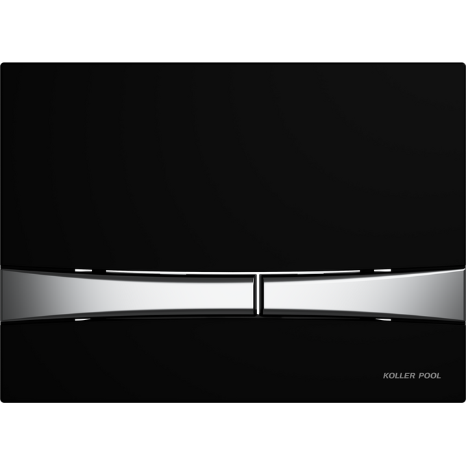 Панель змиву Koller Pool Integro Cosmo Black/Chrome KP-229-004 (чорний матовий/хром), Колір виробника: чорний матовий, хром, фото , изображение 5