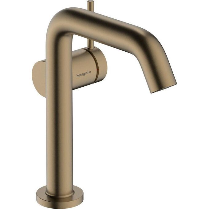 Змішувач для умивальника Hansgrohe Tecturis S Brushed Bronze 73340140 (брашована бронза, з донним клапаном), Колір виробника: брашована бронза, фото 