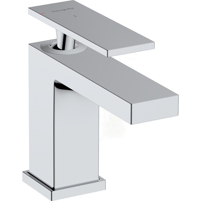 Змішувач для умивальника Hansgrohe Tecturis E Chrome 73002000 (з каскадним виливом та донним клапаном), Колір виробника: хром, фото 