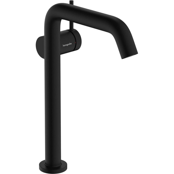 Смеситель для умывальника Hansgrohe Tecturis S Black Matt 73370670 (черный матовый, высокий, с донным клапаном), Цвет производителя: черный матовый, фото 