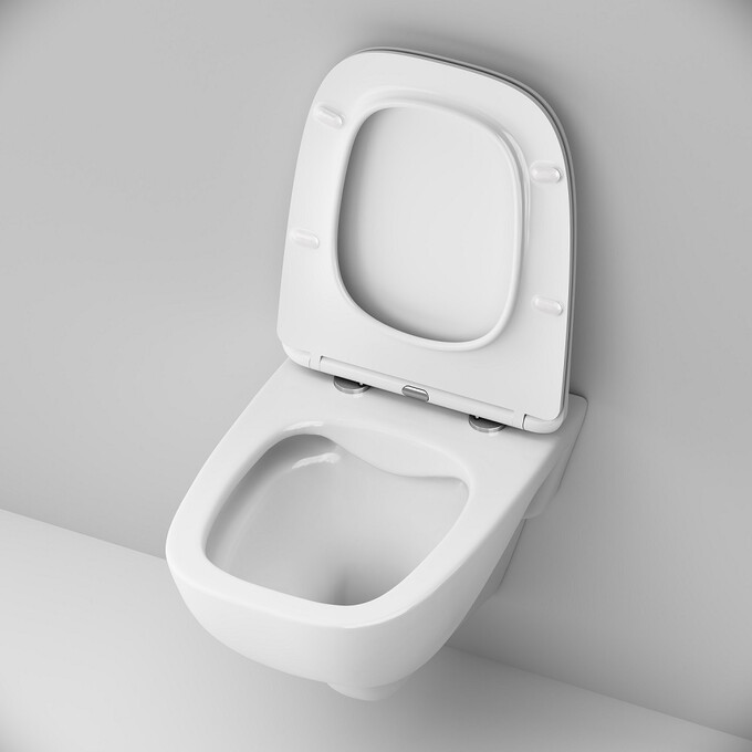 Безободковый подвесной унитаз Am.Pm X-Joy FlashClean CXA1700SC (с сиденьем), фото 7