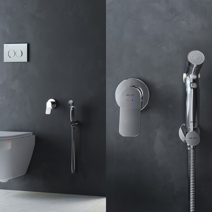 Гигиенический душ со смесителем Am.Pm X-Joy F40H85A00, фото 2