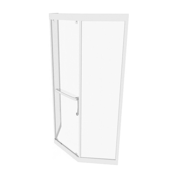 Душевая кабина без поддона 100x100 Asignatura Tinto 49022709 (профиль сатин, стекло прозрачное), фото 4