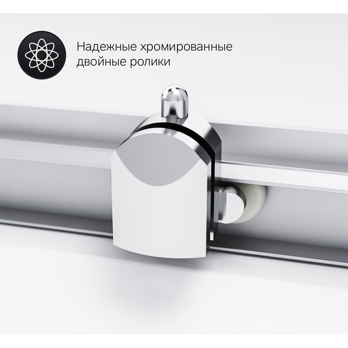 Душевая кабина Am.Pm Gem Square Slide W90UG-404-120280-MT (120x80 см, стекло прозрачное, профиль хром матовый), Доступные размеры: 120 x 80, Цвет производителя: сатин (хром матовый), фото 9