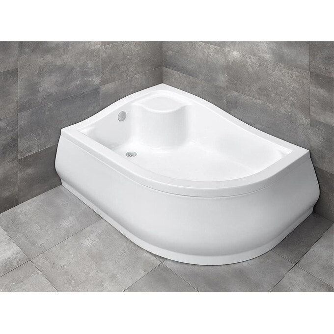 Душевой поддон Radaway Korfu E 4E91240-03L (120x90 см, левосторонний, с ножками и панелью), Доступные размеры: 120 x 90 L, фото 