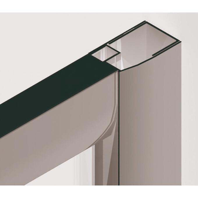 Ширма для ванни Radaway Vesta DWD 160 203160-01 (160x150 см, скло прозоре, профіль хром), фото , изображение 4