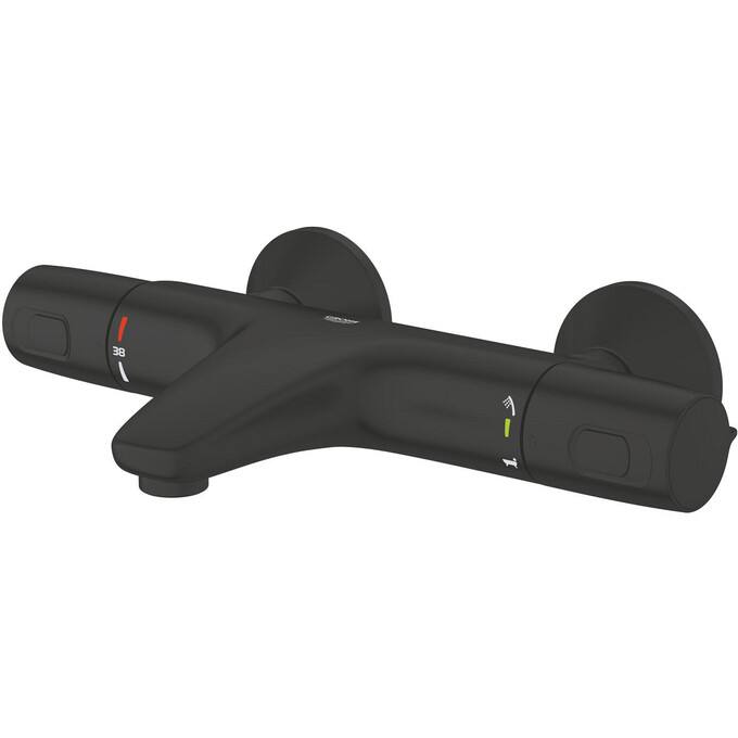 Смеситель для ванны с термостатом Grohe QuickFix Precision Trend 1022162432 (черный матовый), фото 10