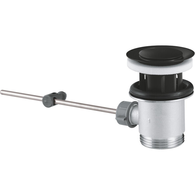 Смеситель для раковины Grohe QuickFix Start Black M-Size 234552432 (черный матовый, с донным клапаном), Цвет производителя: черный матовый, фото 7