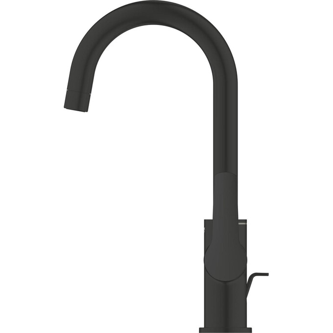 Смеситель для раковины Grohe QuickFix Start Black L-Size 242032432 (черный матовый, высокий, с донным клапаном), Цвет производителя: черный матовый, фото 3