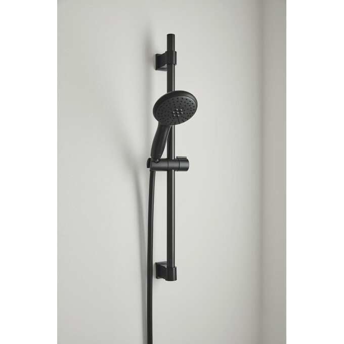 Лейка для душа Grohe QuickFix Vitalio Start 110 279462431 (черная матовая, двухрежимная), Цвет производителя: черный матовый, фото 3