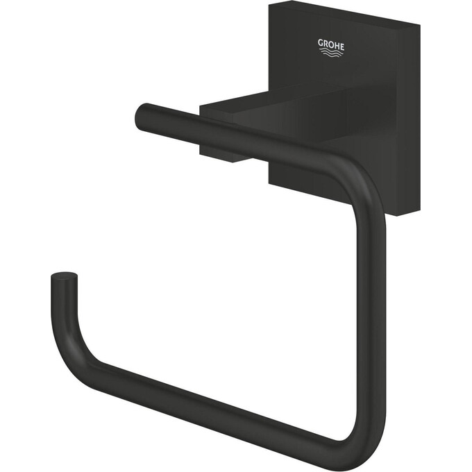 Держатель туалетной бумаги Grohe QuickFix Start Cube Black 409782430 (черный матовый), Цвет производителя: черный матовый, фото 3