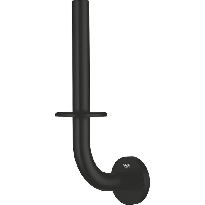 Держатель туалетной бумаги Grohe QuickFix Start Black 411862430 (черный матовый, для запасного рулона), Цвет производителя: черный матовый, фото 3