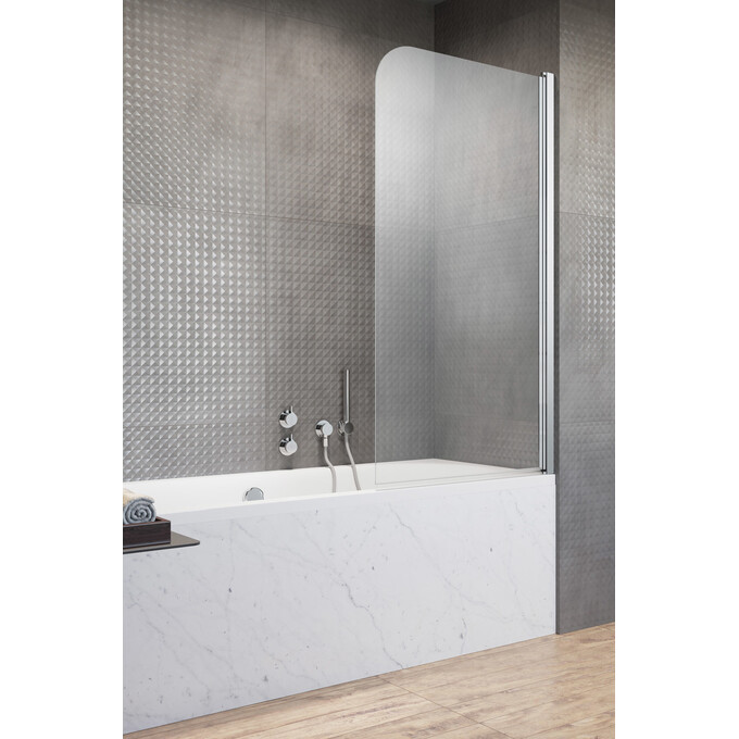 Ширма для ванни Radaway Eos PNJ 50 205102-101R (50x150 см, скло прозоре, профіль хром), фото 