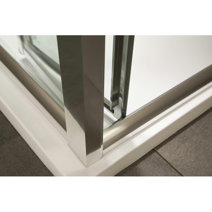 Душові двері Eger Bifold 599-163-90(h) (90 см, скло прозоре, профіль хром), фото , изображение 5