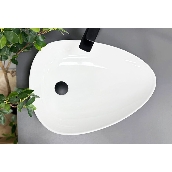 Умивальник VBI Trento 55 White VBI-011900 (55x39 см, чаша), Доступні розміри: 55 x 39, фото , изображение 3