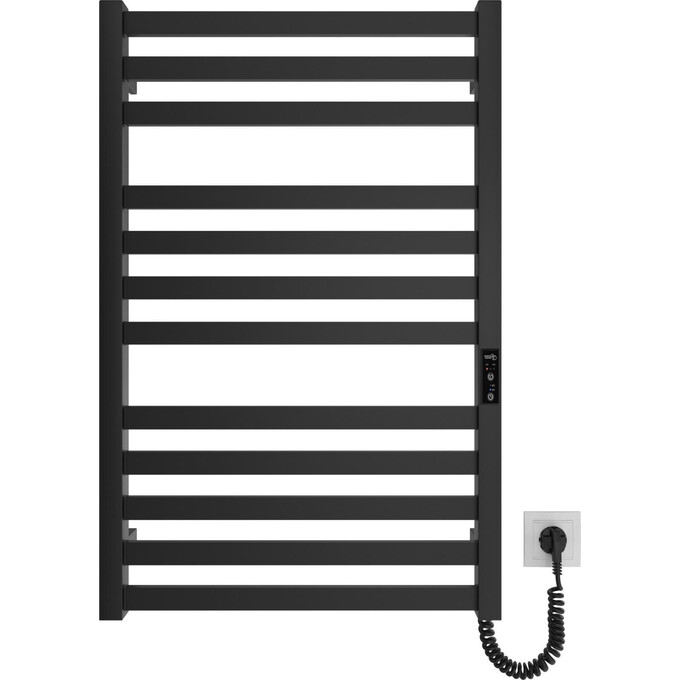 Електрична рушникосушарка Hygge Family Oxford 6.1.0201.06.BM (4820258983322, 530x770, чорна матова, універсальна, з таймером), Доступні розміри: 530 x 770, Колір виробника: чорний матовий, фото , изображение 3