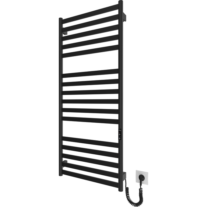 Електрична рушникосушарка Hygge Family York 6.1.0503.06.BM (4820258983353, 530x1170, чорна матова, універсальна, з таймером), Доступні розміри: 530 x 1170, Колір виробника: чорний матовий, фото , изображение 4